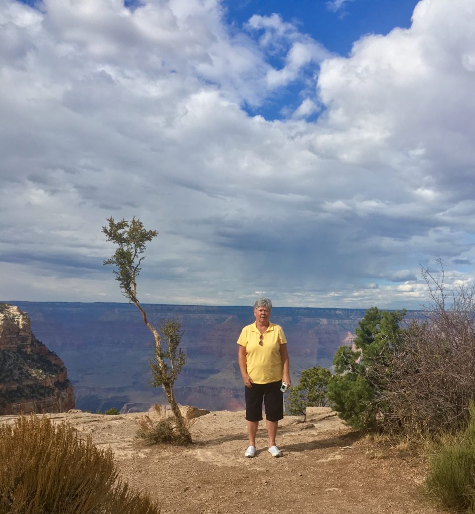 My mom at The Grand Canyon