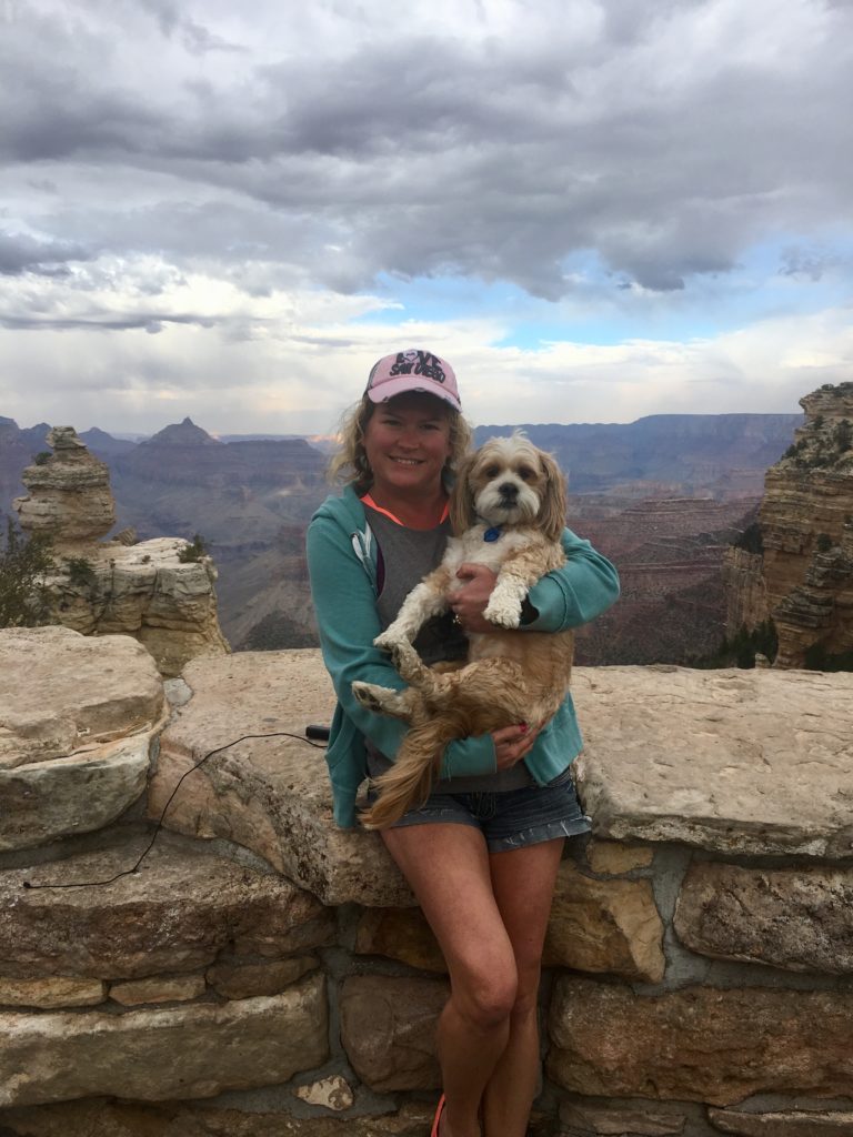 Milo and me at the Grand Canyon