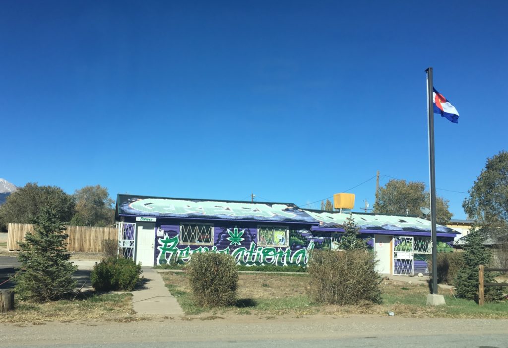 Recreational Cannabis Shop in Colorado.